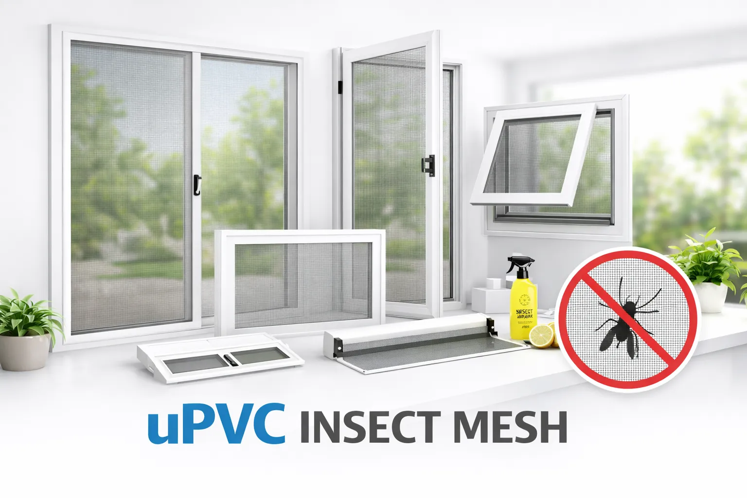 UPVC mosquito mesh window Hyderabad