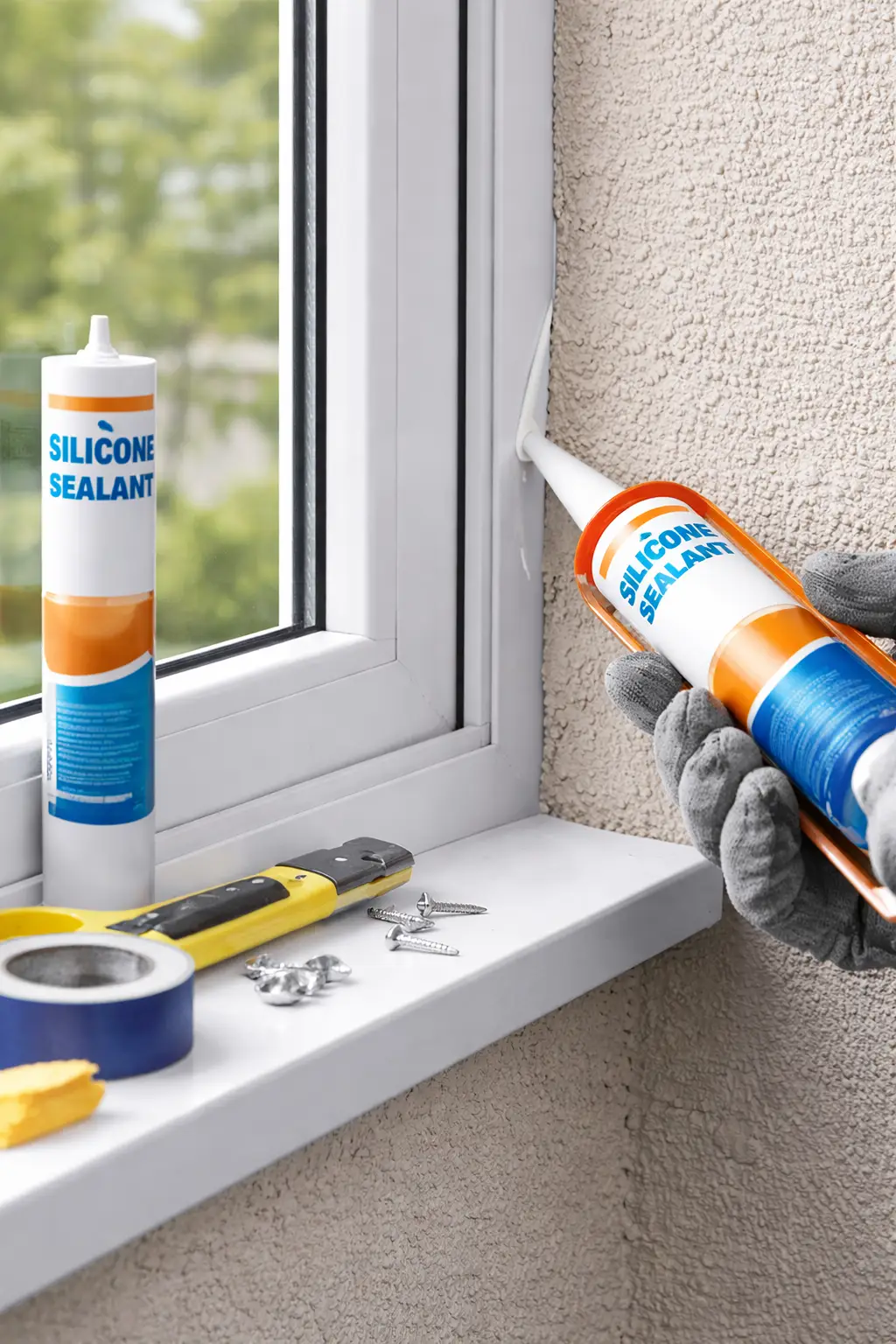 Upvc Windows and Doors Gap Sealing in Hyderabad