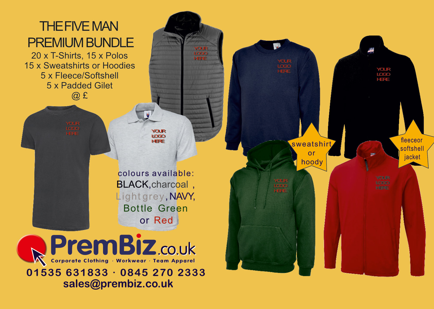 Five Man Premium Bundle The Five Man Premium Bundle