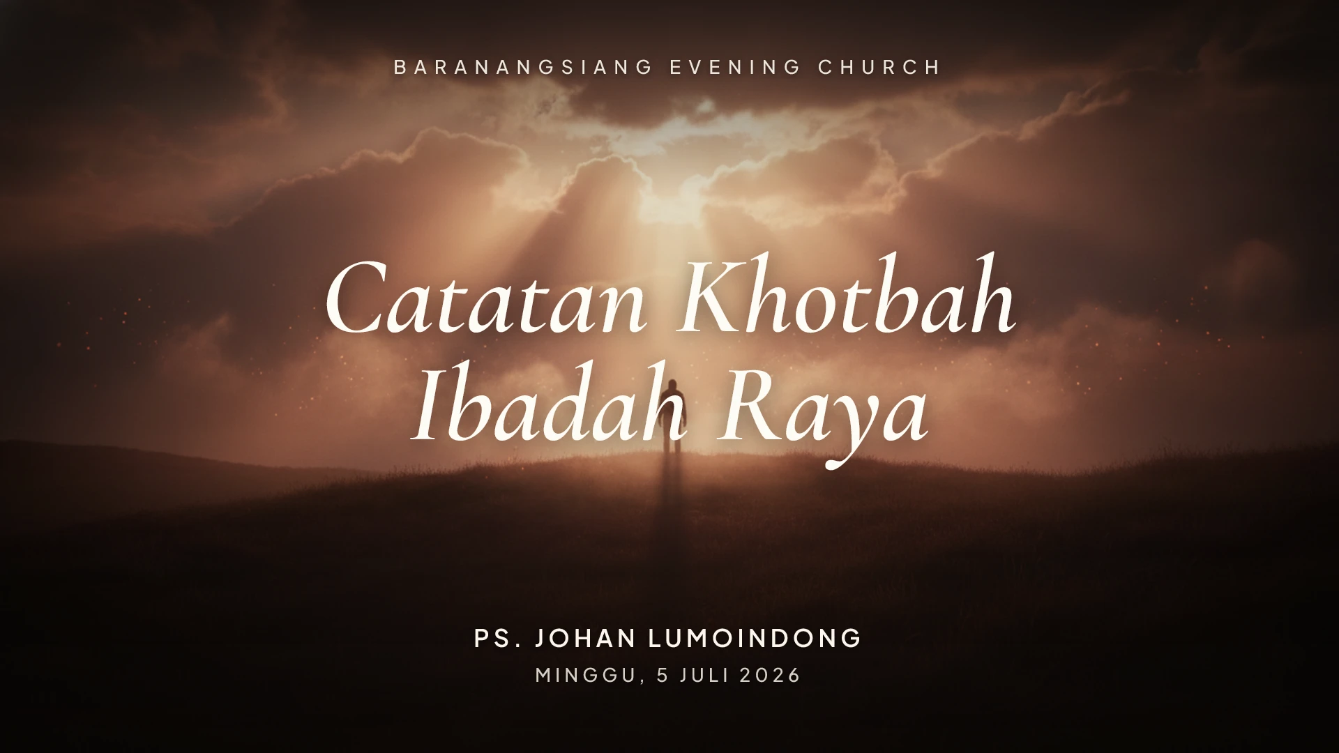 Mengenal Tuhan dan TAHU DIRI — Catatan Khotbah Ibadah Raya 5 Juli 2026