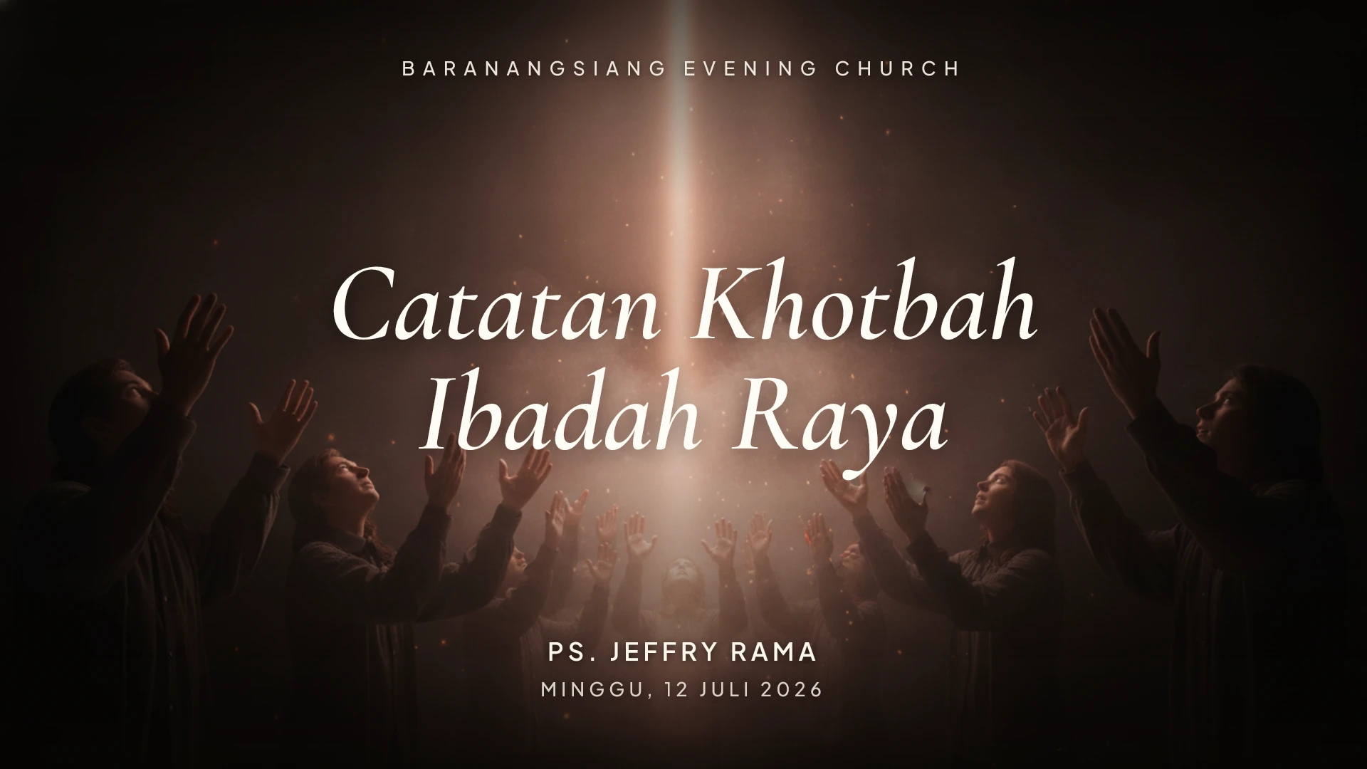 Makna di Balik PERGUMULAN — Catatan Khotbah Ibadah Raya 12 Juli 2026