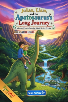 Julian, Liam, and the Apatosaurus's Long Journey
