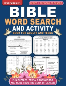 Bible Word Search and Activity Book for Adults: The book of Genesis