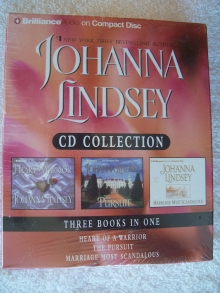 Johanna Lindsey CD Collection: Heart of a Warrior, The Pursuit, Marriage Most Scandalous