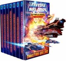 Universe in Flames - Olympus Rising (7 Books + 2 Extras) Box Set: An Epic Space Opera Adventure (UiF: A "Gods & Myths collide" Space Opera Saga Book 1)