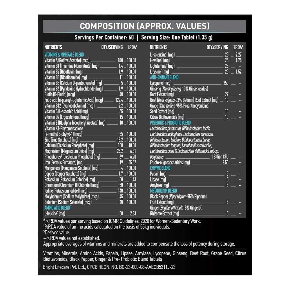 MB-Vite Multivitamin view 2