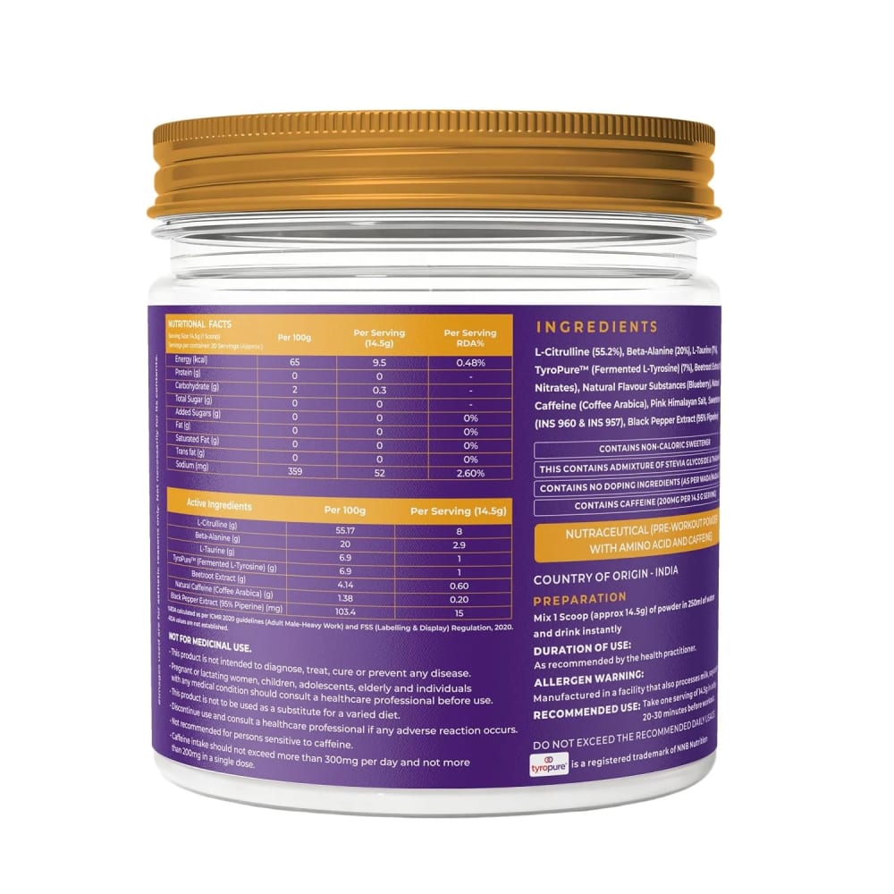 Pure 07 Preworkout view 3