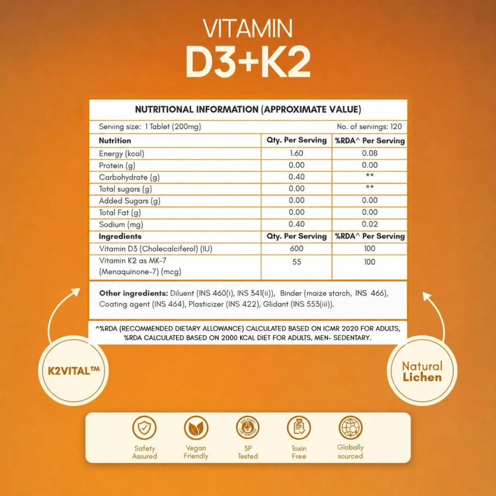 Vitamin D3 K2(MK-7) view 3