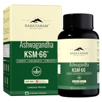 Rasayanam Ashwagandha KSM-66® | Clinically Proven 600mg Dosage 100% Pure Root Extract | Stress Relief, Energy & Recovery Support   