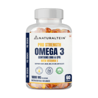 Naturaltein Pro Strength Omega 3 Fish Oil 1000mg with Vitamin E | 180mg EPA & 120mg DHA