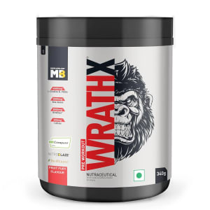 MuscleBlaze Pre Workout WrathX Powder With Creapure, NitroBlaze & BioPerine