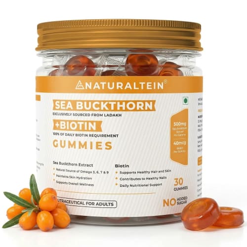 NATURALTEIN Sea Buckthorn Gummies with Biotin