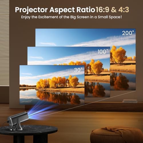 Vue 3 de Videoprojecteur Portable Mini Projecteur