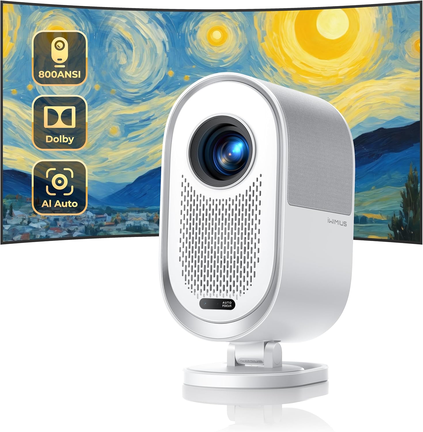 Videoprojecteur Kdoblyai Auto Lumens