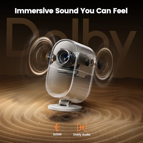 Vue 3 de Videoprojecteur Kdoblyai Auto Lumens