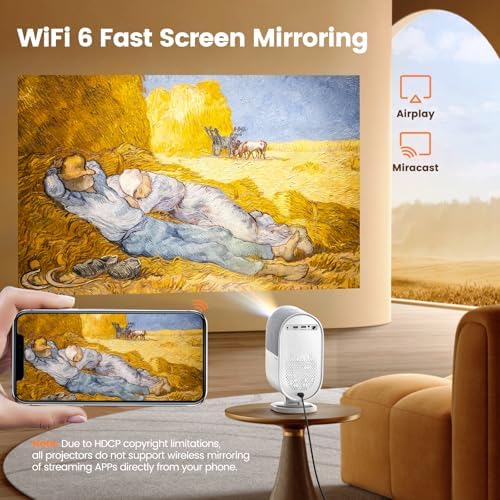 Vue 5 de Videoprojecteur Kdoblyai Auto Lumens