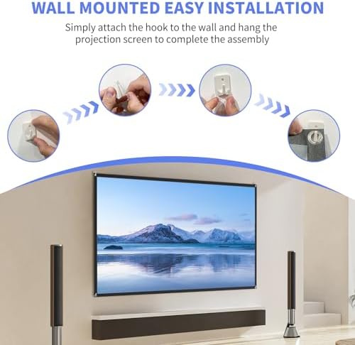 Vue 6 de Wasjoye Ecran De Projection