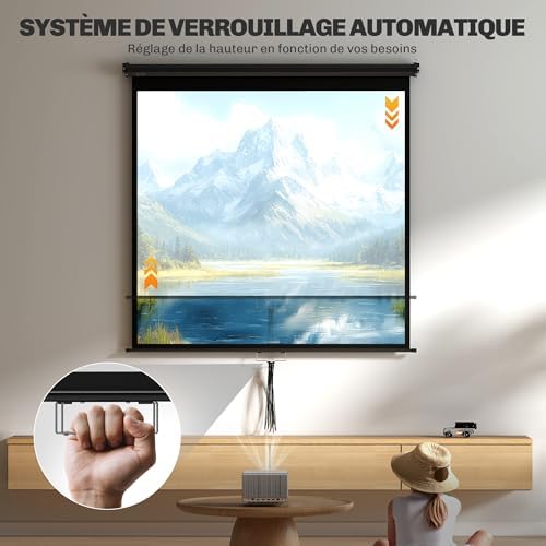 Vue 3 de Homcom Ecran De Projection