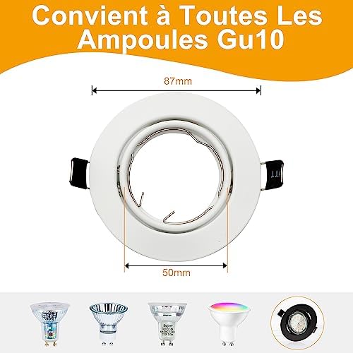 Vue 3 de Bojim Spot Encastrable Gu