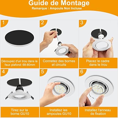 Vue 6 de Bojim Spot Encastrable Gu