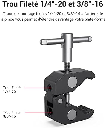 Vue 5 de Smallrig Super Clamp Et