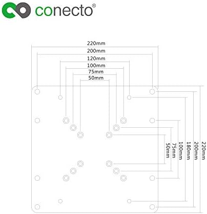 Vue 4 de Conecto Adaptateur Vesa Universel