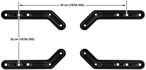 Vue 5 de Plaques Dadaptation Vesa Pour