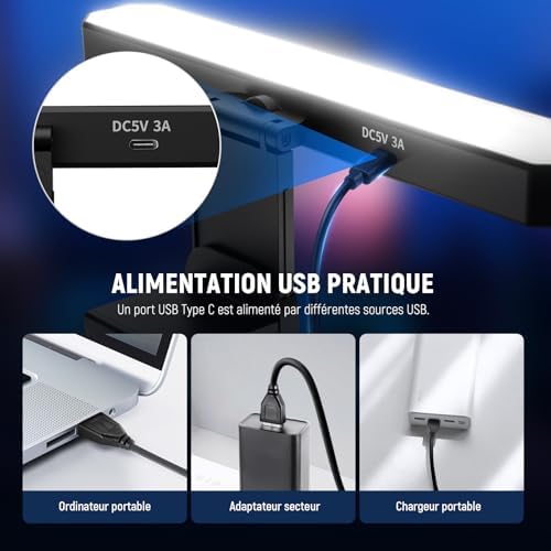 Vue 4 de Neewer Basics Barre Lumineuse