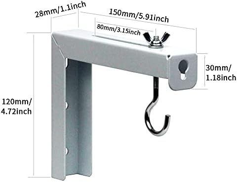 Vue 5 de Support Mural Universel Pour