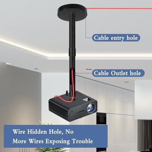 Vue 4 de Support De Plafond Videoprojecteur