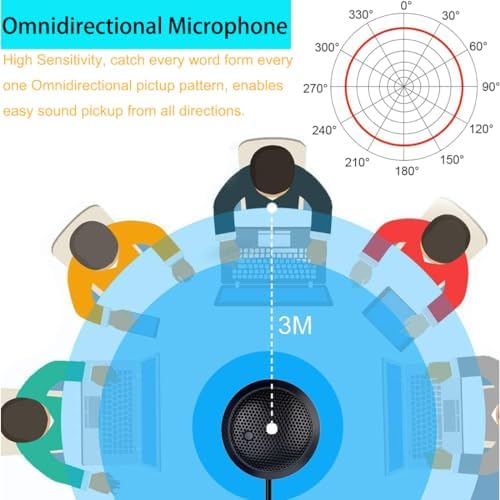 Vue 3 de Microphone Usb De Conference