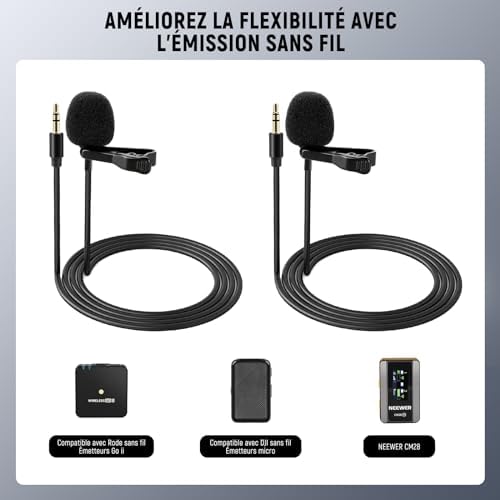 Vue 4 de Neewer Lot De Microphones