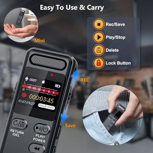 Vue 2 de Go Enregistreur Vocal Numerique