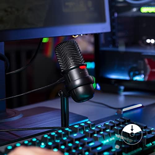 Vue 2 de Hyperx Solocast Microphone De