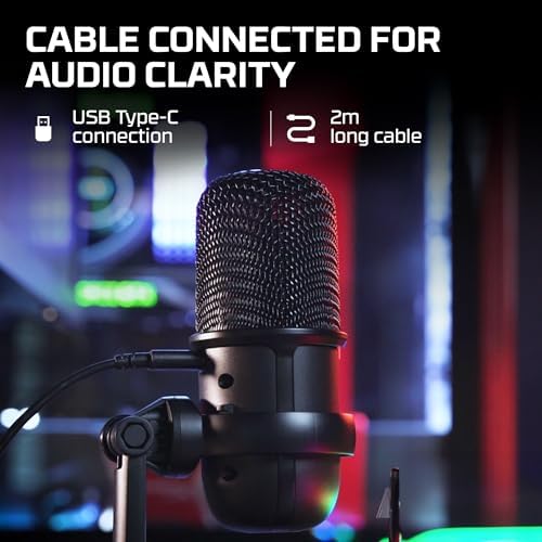 Vue 3 de Hyperx Solocast Microphone De