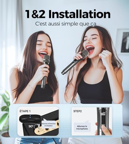 Vue 3 de Microphone Sans Fil Systeme