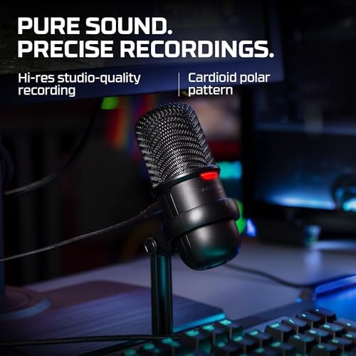 Vue 4 de Hyperx Solocast Microphone De