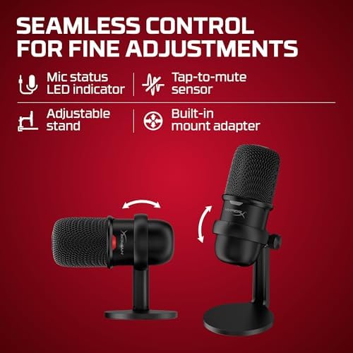 Vue 5 de Hyperx Solocast Microphone De
