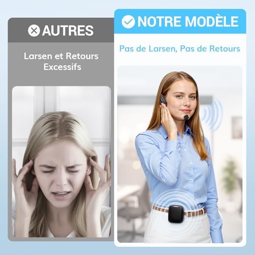 Vue 3 de Tonor Amplificateur Vocal