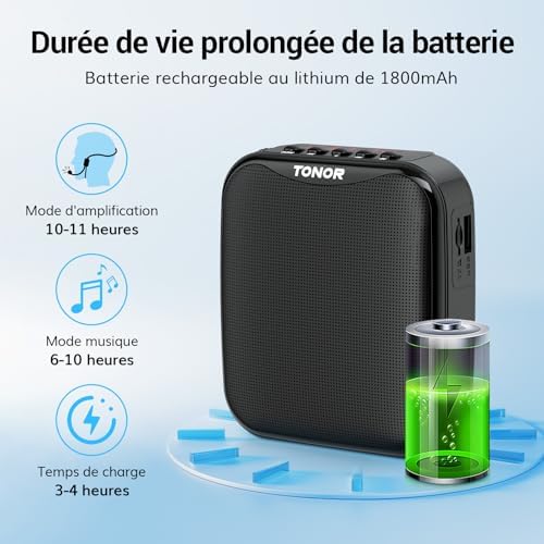 Vue 5 de Tonor Amplificateur Vocal