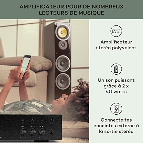 Vue 3 de Auna Avcdbt Amplificateur Hifi