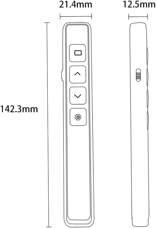 Vue 2 de Telecommande De Presentation Longue