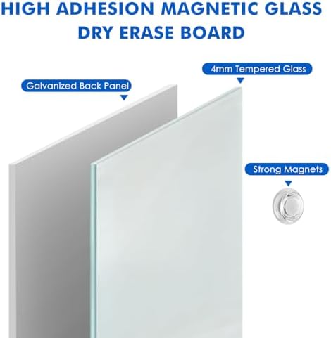 Vue 5 de Maxtek Tableau Magnetique Verre