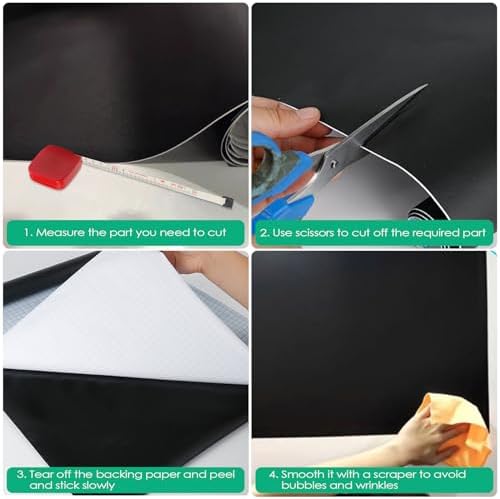 Vue 3 de Tableau Noir Effacable Rouleau