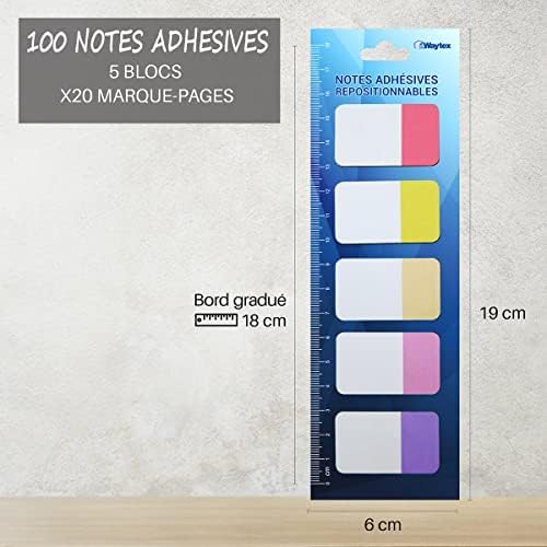 Vue 3 de Waytex Marquepage Papier Autocollants