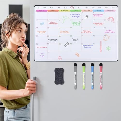 Vue 6 de Poprun Calendrier Magnetique Tableau