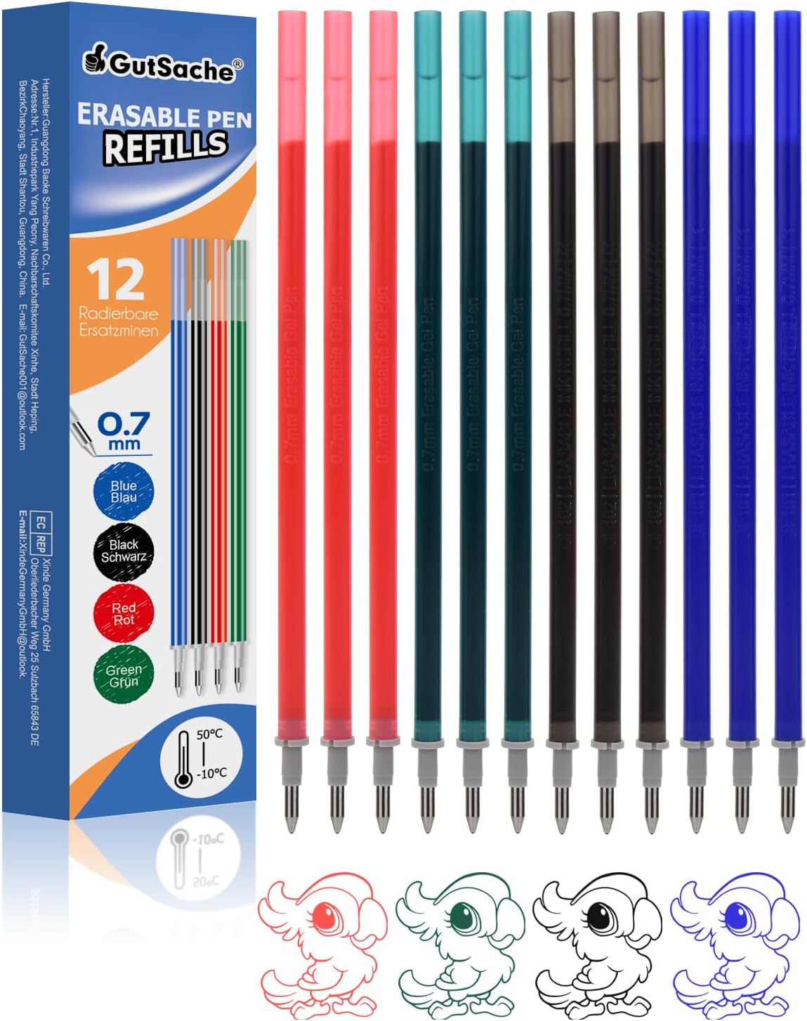 Lot De Recharges Effacables