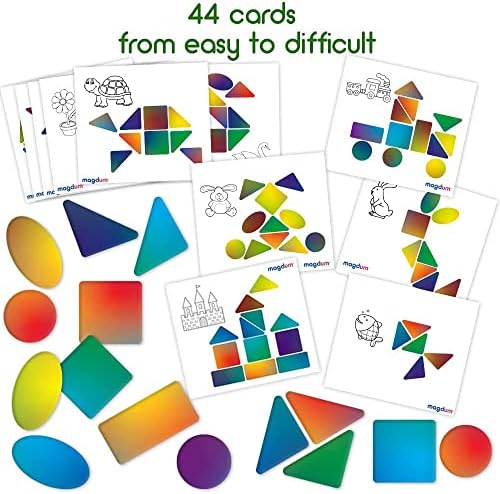 Vue 4 de Tangram Magnetique Grandes Formes