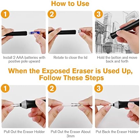 Vue 5 de Offcup Gomme Electrique Stylo