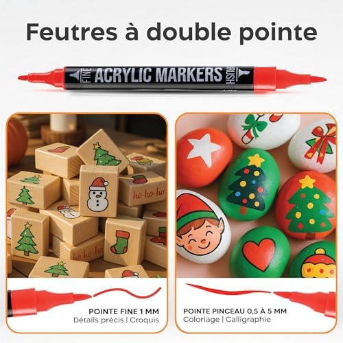 Vue 3 de Zenacolor Feutre Acrylique